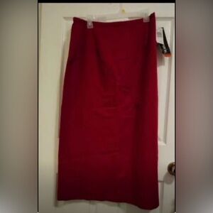 Sag Harbor Vibrant Red Pencil Skirt size 30